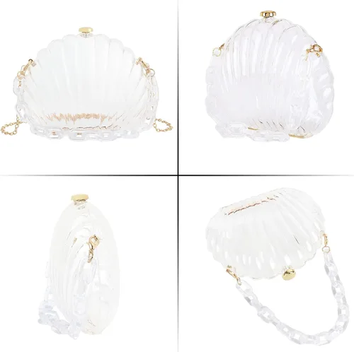 Vista 6 de Mini bolso cruzado con asa superior para mujer