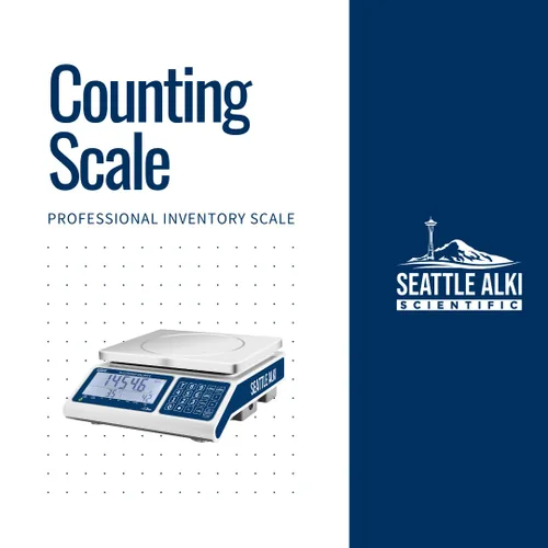Vista 7 de Seattle Alki Counting Scale 66.1 lbs x 0.02 oz USA Company