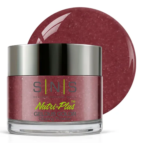 Vista 26 de SNS Polvo de inmersión de uñas, polvo de inmersión de color geloso - Acai Bowl (negro) - Color de uñas de larga duración dura 14 días - Bajo olor
