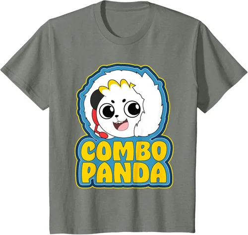 Vista 94 de Ryan's World Arctic Adventures Combo Panda Camiseta, Azul / Patchwork, S Azul Marino