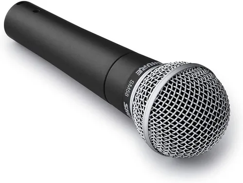 Vista 11 de Micrófono dinámico profesional Shure SM58 Pro con cable XLR de 25 pies - Micrófono cardioide para estudio profesional y actuación en vivo