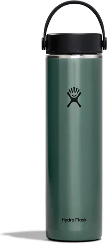 Vista 14 de Hydro Flask 24 Oz Botella de agua de la serie Trail ligera con tapa Flex ancha Obsidian - Botella de agua para senderismo