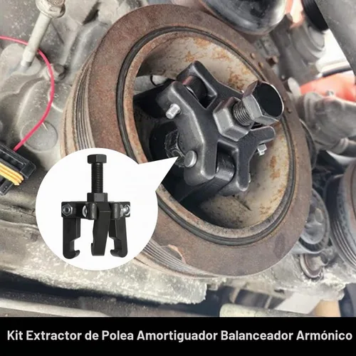 Vista 3 de DPTOOL - Kit extractor de polea de amortiguador de equilibrador armónico