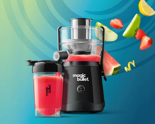 Vista 2 de Magic Bullet Mini Exprimidor con Taza Negro (Paquete de 2)