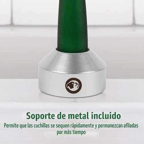 Vista 4 de Bulldog Maquinilla de afeitar original con mango de vidrio reciclado para hombre con soporte de maquinilla de afeitar