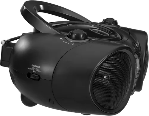 Vista 4 de JENSEN CD-490-BK Reproductor de discos compacto portátil con radio estéreo AM/FM
