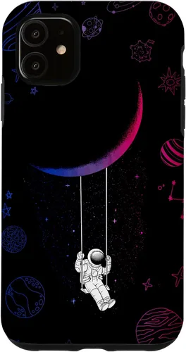 Vista 8 de Astronaut Moon Bisexual Flag Space LGBTQ Gay Pride Ally Bi Case for iPhone 17