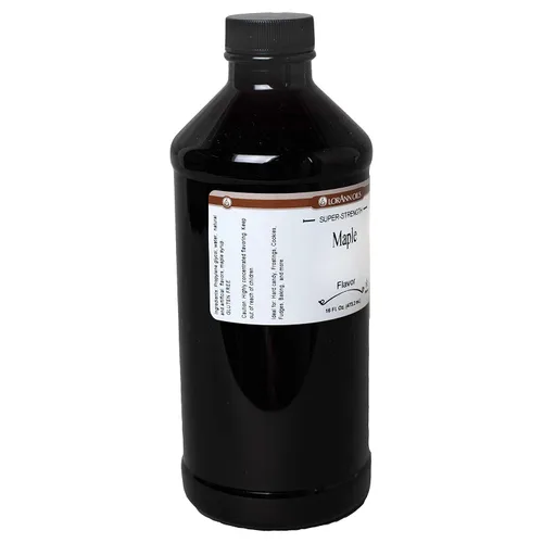 Vista 2 de LorAnn Maple SS sabor, botella de 16 onzas
