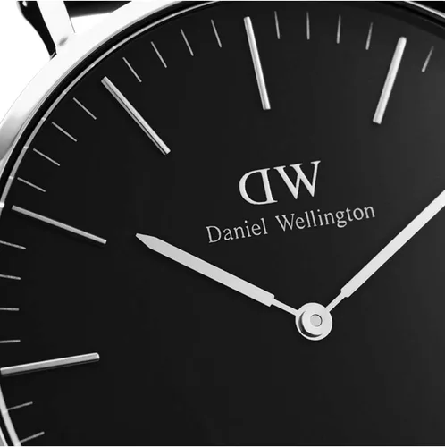 Vista 3 de Daniel Wellington Reloj Clásico Tela Oro Rosa (Poliéster)