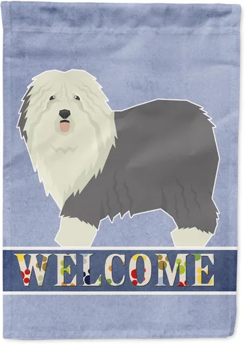Vista 16 de Caroline's Treasures CK3704GF Bandera de jardín de bienvenida de Akita Shepherd Black and Tan - Bandera decorativa para patio exterior, patio