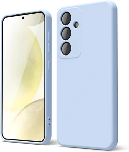 Vista 264 de oakxco Funda para teléfono Samsung Galaxy S8 de silicona líquida, delgada y fina de gel de goma suave TPU cubierta protectora simple llana