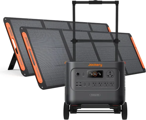 Vista 10 de Jackery HomePower 3000 Estación de Energía Portátil, Salida de 3600W (Pico 7200W), Generador Solar con Batería LFP de 3072Wh, Respaldo Esencial
