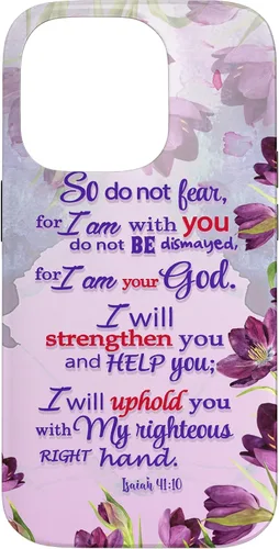 Vista 17 de So Do Not Fear for I 'm with You Isaías 41:10 - Funda cristiana para iPhone 17