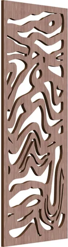 Vista 145 de 9 3/8"W x 24 3/8"H x 1/4"T Northfield Decorativos Paneles de Pared de Madera Calado, Abedul