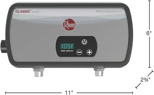 Vista 5 de Rheem 3.5kW 120V punto de uso termostático sin tanque calentador de agua eléctrico