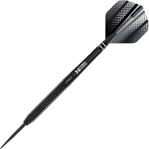 Vista 3 de RED DRAGON Razor Edge Negro 28g Dardos de tungsteno con vuelos y tallos
