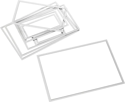 Vista 2 de Sizzix Framelits - Juego de 2 troqueles rectangulares, 10 unidades, color gris