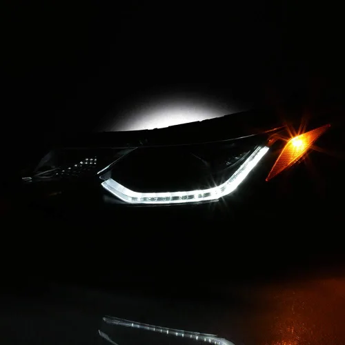 Vista 4 de AKKON - Faros delanteros para Chevy Cruze modelo 2016 2017 2018 2019 w/LED DRL halógeno proyector faros izquierdo lado del conductor