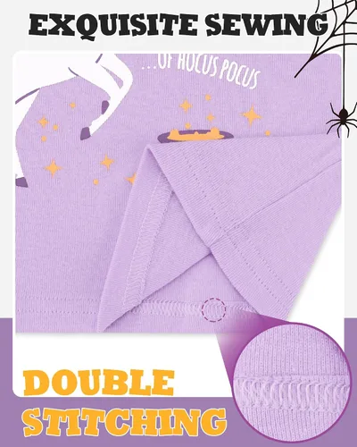 Vista 3 de Pijamas de Navidad para niños y niñas de 18 meses-12 años, ropa de dormir 100% algodón