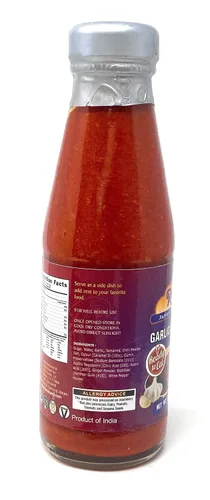 Vista 3 de Rani Garlic Chutney - Tarro de vidrio de 7 onzas (7.05 oz), vegano, perfecto para sumergir, platos salados y papas fritas, sin gluten, sin OMG, sin