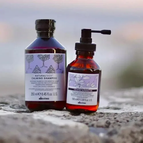 Vista 7 de Davines Champú calmante Naturaltech, limpieza suave mientras alivia la picazón en cuero cabelludo sensible, 8.45 onzas líquidas
