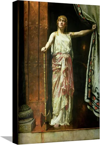 Vista 11 de ART.COM Impresiones artísticas enmarcadas para pared, Clytemnestra, 1882 por John Collier, decoración de cultura mundial, 12 x 18 pulgadas, marco