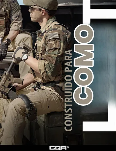 Vista 4 de CQR Pantalones tácticos para hombre, resistentes al agua, pantalones cargo Ripstop, ligeros EDC trabajo, senderismo, ropa para exteriores Mag Pocket