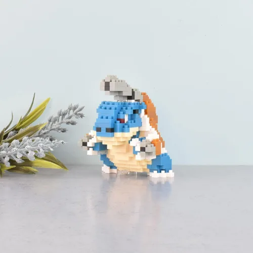 Vista 7 de Nanoblock - Pokémon - Mega Blastoise, kit de construcción de la serie Pokémon