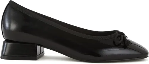 Vista 7 de SHOBOO Zapatos de vestir cómodos con tacón bajo y grueso, punta redonda, para mujer