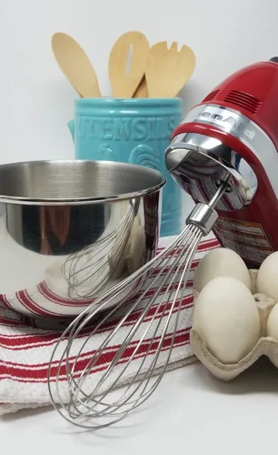 Vista 3 de Univen Batidora de mano de acero inoxidable Pro compatible con KitchenAid KHMPW