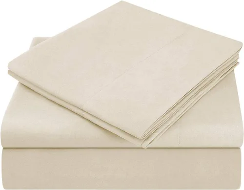 Vista 5 de Juego de sábanas de 6 piezas – Juego de sábanas de algodón Supima real de 500 hilos de 6 piezas para bolsillo profundo de hasta 15-18 pulgadas