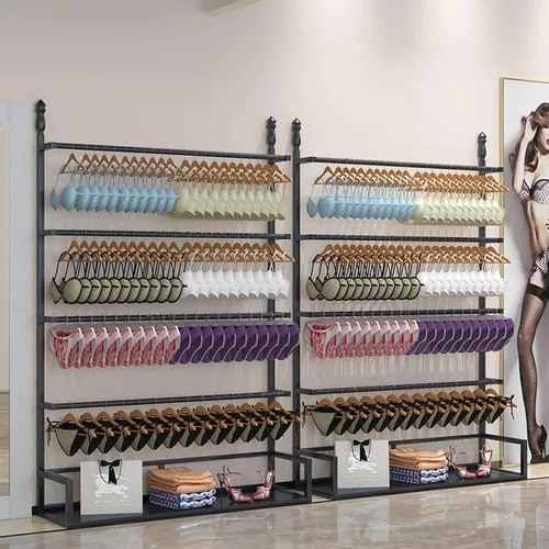 Vista 22 de Perchero de bambú con 5 estantes de almacenamiento para vestidos, zapatos y sombreros, carga máxima de 220.5 lbs, ideal para dormitorio