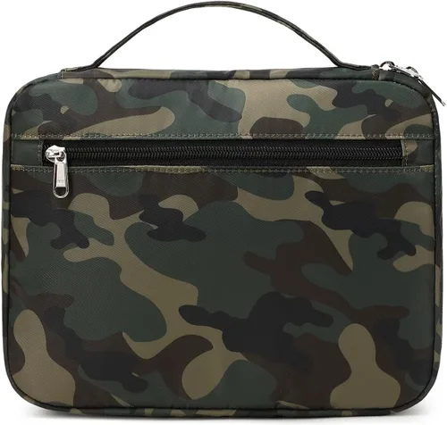 Vista 8 de Fundas de Libro Octsky para Biblia para Niños, Funda/Protectora/Porta Biblia para Niños con Bolsillo, Camo-1