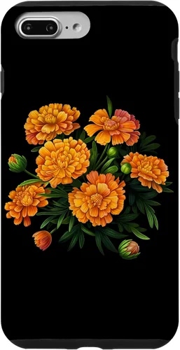 Vista 12 de Vintage Marigold Inspired Flower Case for iPhone 16