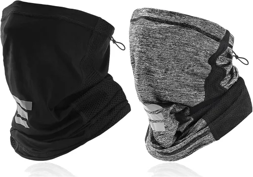Vista 10 de Polaina de cuello con protección UV, polaina de cuello ajustable para hombres y mujeres