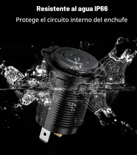 Vista 6 de KEWIG Enchufe de encendedor de cigarrillos de 12 V, enchufe impermeable para automóvil ATV RV de alimentación Oulet de 12 voltios, enchufe Negro