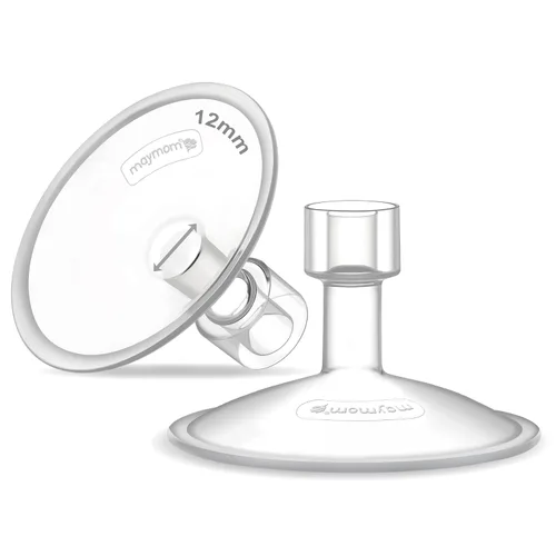 Vista 59 de Maymom MyFit Crater Series - Protector de pecho pequeño de 0.394 in con diseño de dos piezas compatible con piezas de bomba Medela; reemplazo
