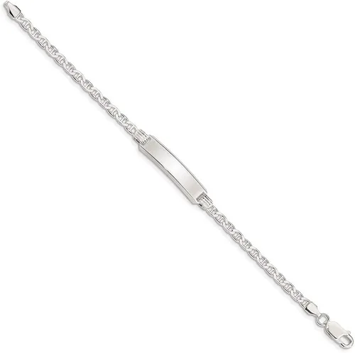 Vista 4 de Pulsera de plata de ley para niños, Plata de ley, no disponible