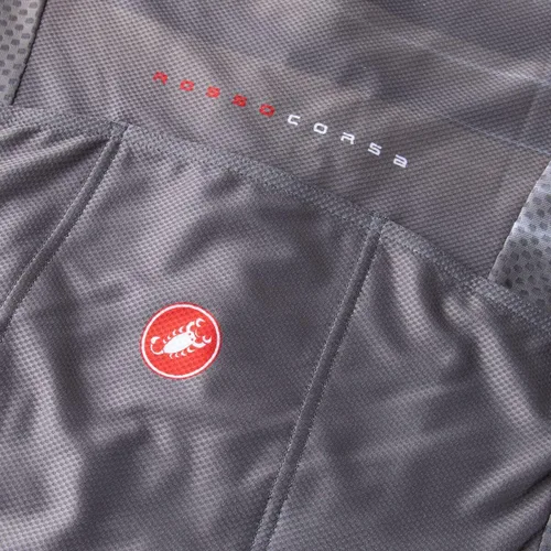 Vista 5 de Castelli Climber's 3.0 - Camiseta de edición limitada con cremallera completa para hombre, gris plomizoplateado, talla M