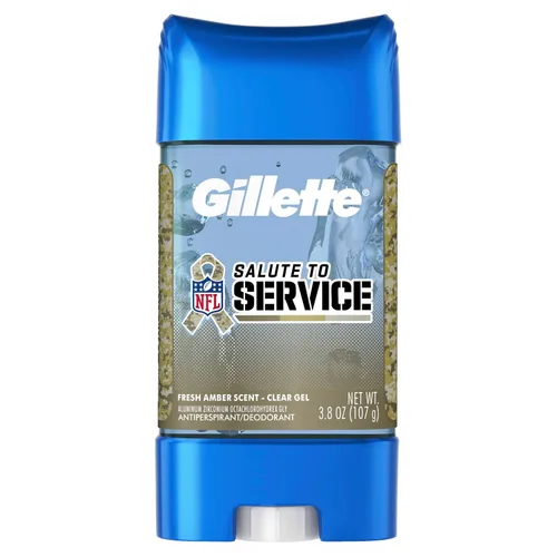Vista 24 de Gillette Desodorante antitranspirante en gel transparente, ola fresca, 3.8 onzas
