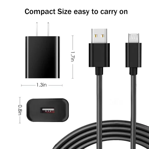 Vista 5 de Cargador Micro USB Boost Sport GB70 para Noco Boost Sport GB150 GB70XL GB70 GB50Pro GB40HD GB40 GB30 GB20 Sport Battery Jump Starter 5ft USB A a