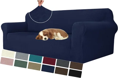 Vista 84 de MAXIJIN Funda elástica para silla con brazos, 1 pieza para sofá o silla de estar, funda antideslizante (31-46 pulgadas), protector de muebles que se