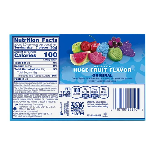 Vista 2 de JOLLY RANCHER Gummies - Caja de dulces con sabor a fruta original, 3.5 onzas