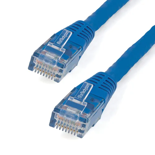 Vista 9 de StarTech. com Cable Ethernet CAT6 de 1 pie – Cable Ethernet CAT 6 Gigabit negro -650MHz 100W PoE++ RJ45 UTP moldeado Categoría 6 Network/Patch Cord