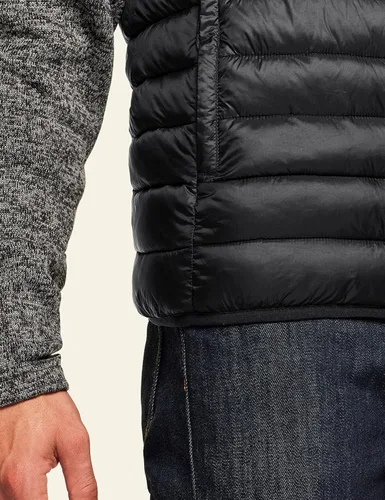 Vista 5 de TSLA Chaleco acolchado ligero y plegable para hombre chalecos impermeables para invierno al aire libre