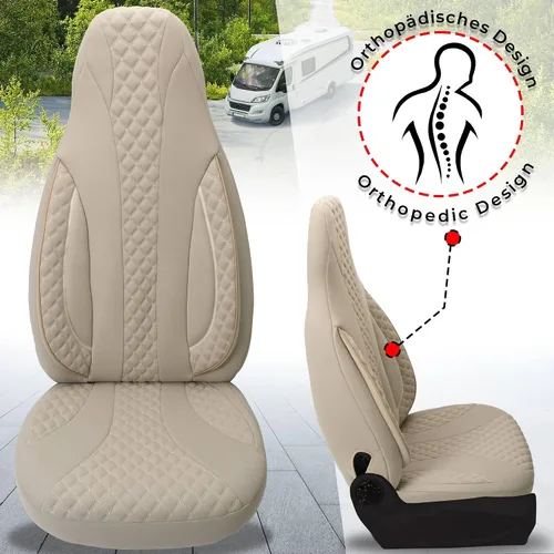 Vista 9 de BREMER SITZBEZÜGE Fundas de asiento de autocaravana para Knaus Van Wave (WPL405)