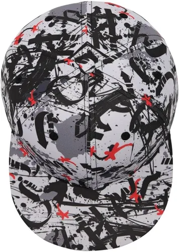 Vista 9 de Gorra de béisbol para hombre, estilo hip hop, visera plana, ajustable, unisex, ajustable, transpirable