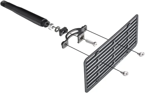 Vista 5 de Para 12-up McLaren 12 C con PDC Frente remolque Gancho License Plate w/Extension Bracket