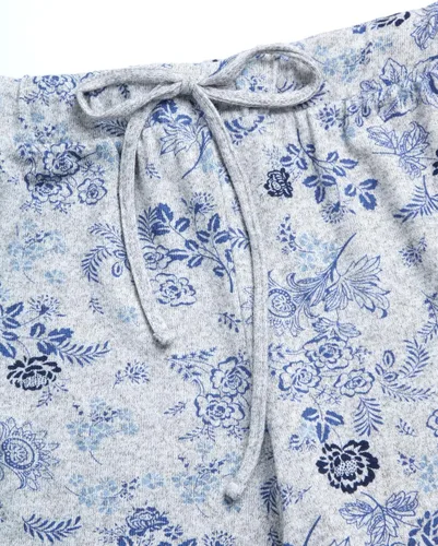 Vista 4 de Lucky Brand Conjunto de pijama para mujer, 4 piezas, camiseta sin mangas, pantalones de pijama, pantalones cortos de descanso (S-XL)