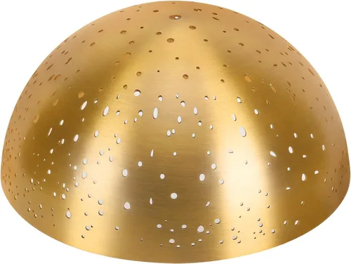 Vista 8 de Pantalla de lámpara con clip, cubierta de bombilla con forma de cúpula de metal, decoración de iluminación moderna, pantalla pequeña para luces